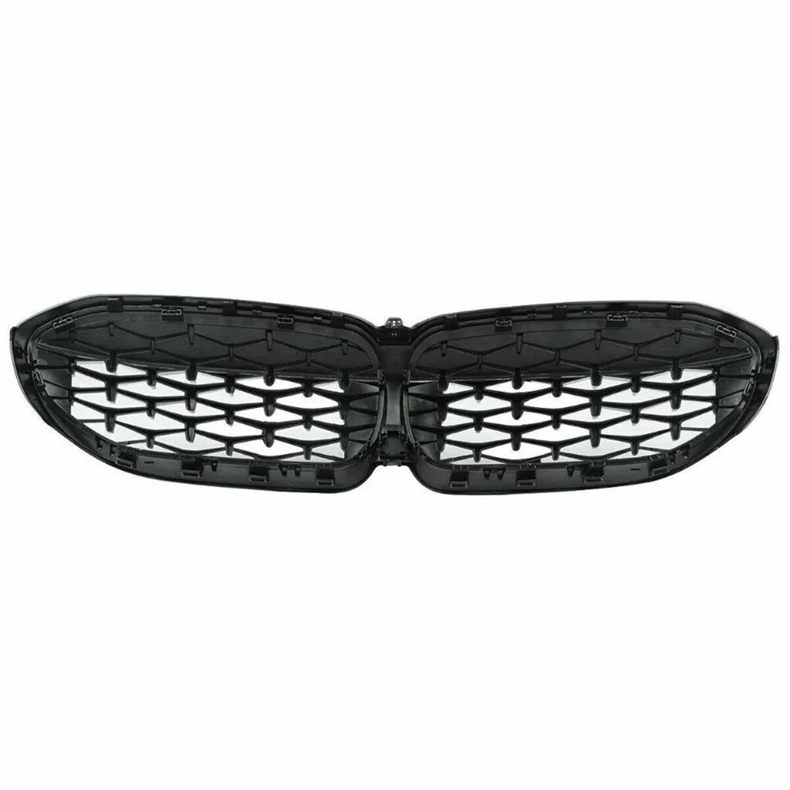 Glänzender Kühlergrill Frontstoßstangenhaube Diamond Meteor Nierengrill Racing Gitter Schwarz Für G20 3er G20 G21 G28 2019 2020 2021 2022 Front Stoßstange Grille von Rdtnvc