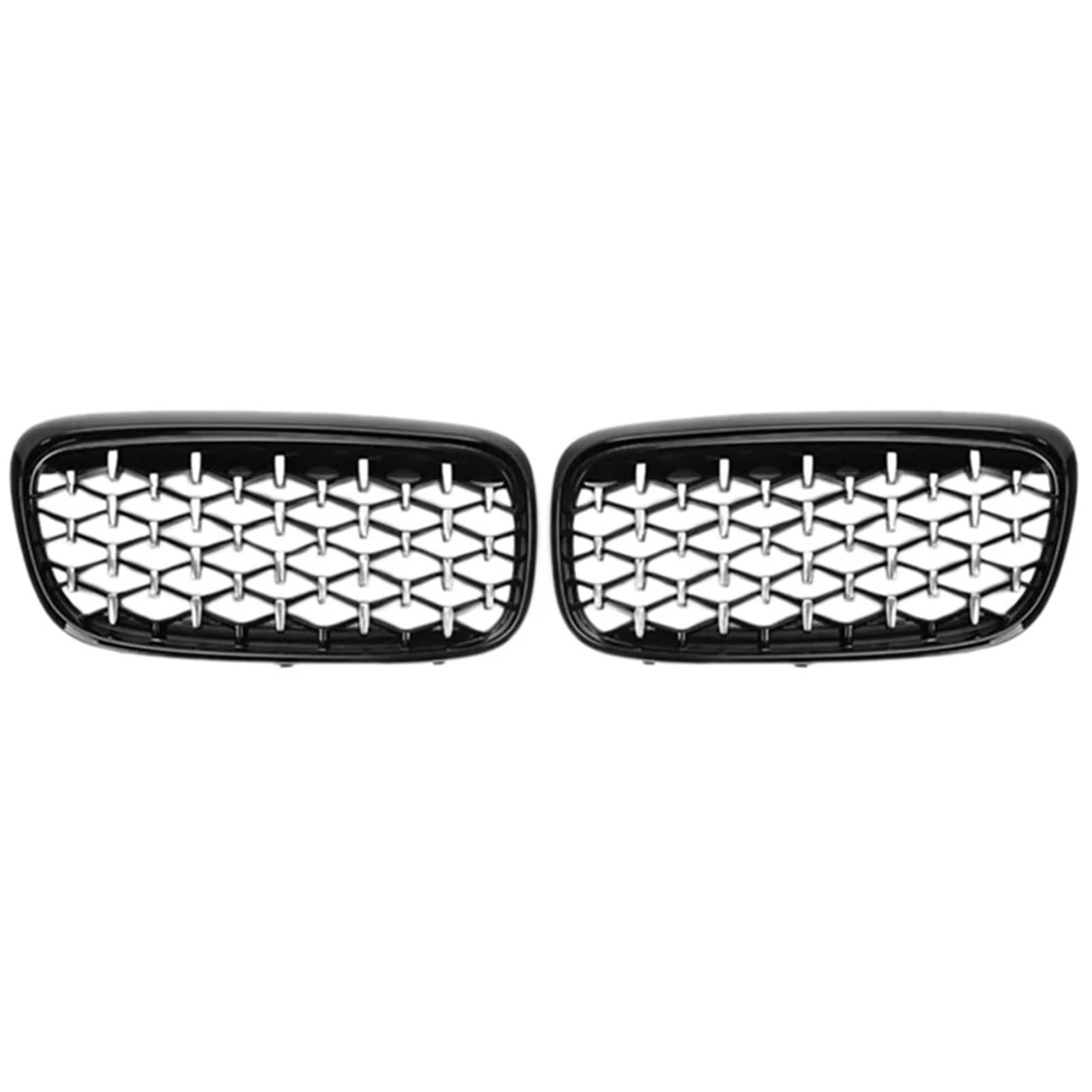 Glänzender Kühlergrill Für F45 F46 Aktive Tourer 2014 2015 2016 2017 2018 2X Front Niere Stoßstange Grille Mesh Diamant Front Stoßstange Grille von Rdtnvc