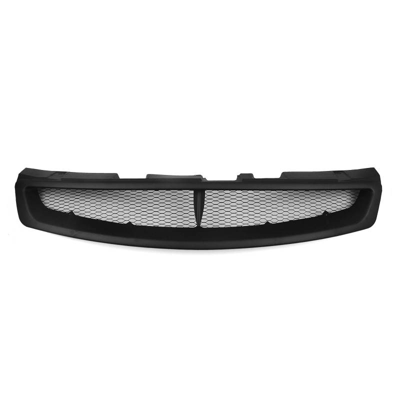 Glänzender Kühlergrill Kühlergrill Racing Grill Oberen Stoßfänger Haube Mesh Kit Für Infiniti Für G35 2003 2004 2005 2006 2007 Coupe 2 Tür Front Stoßstange Grille(Matt-schwarz) von Rdtnvc