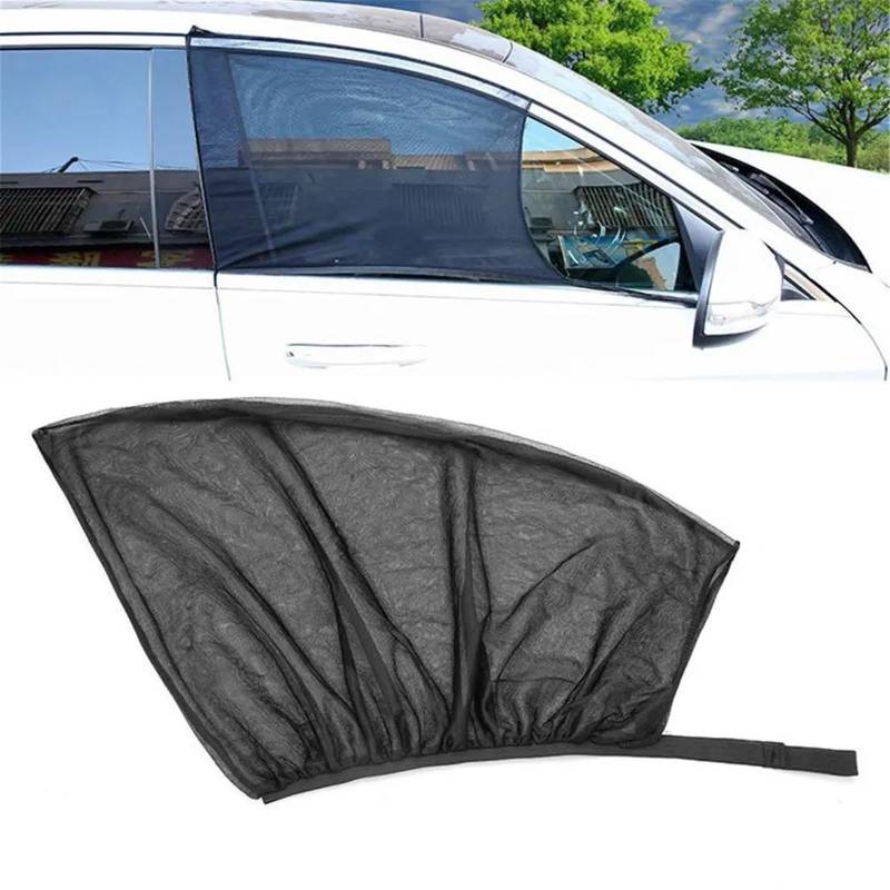 Universeller Sonnenschutz Für Auto-Seitenfenster, UV-Schutz, Mückenschutz, Netzvorhang Für Die Hintertür, 2 Stück, 125 X 60 cm Auto Thermovorhang(2 Pack Front Window) von Rdtnvc