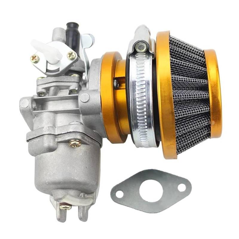 Vergaserbaugruppe Für 43cc 47cc 49cc Für Mini Pocket Bike Quad Scooter Pinsel Cutter ATV Motorrad Luftfilter Stapel Vergaser Carb Benzin Vergaser von Rdtnvc