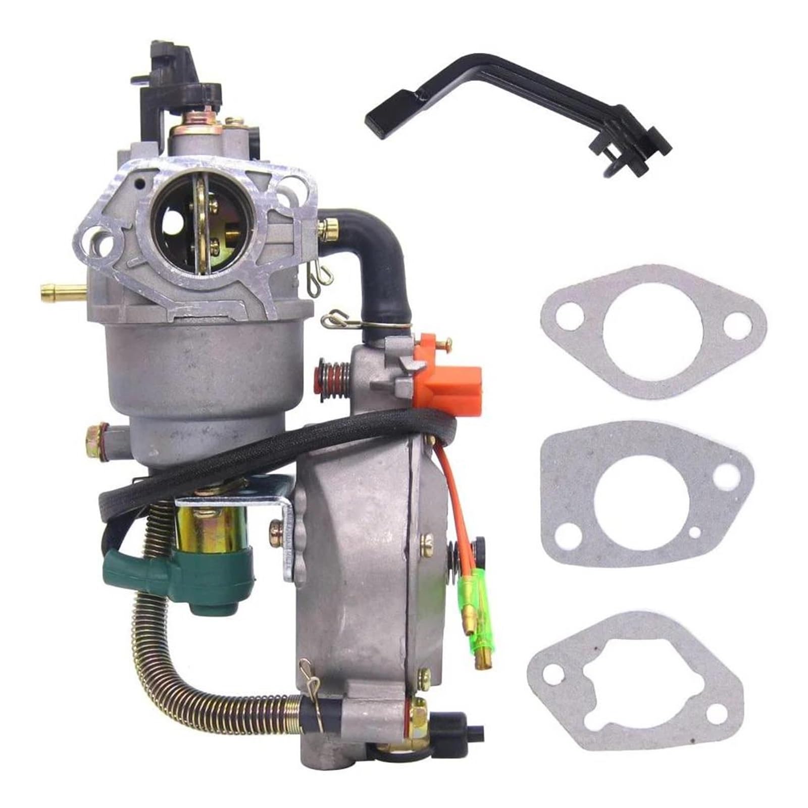 Vergaserbaugruppe Für GX390 188F 4,5-5,5 KW Für LPG TYP Dual Kraftstoff Vergaser Für LPG Conversion Kit Benzin Vergaser(Grey) von Rdtnvc