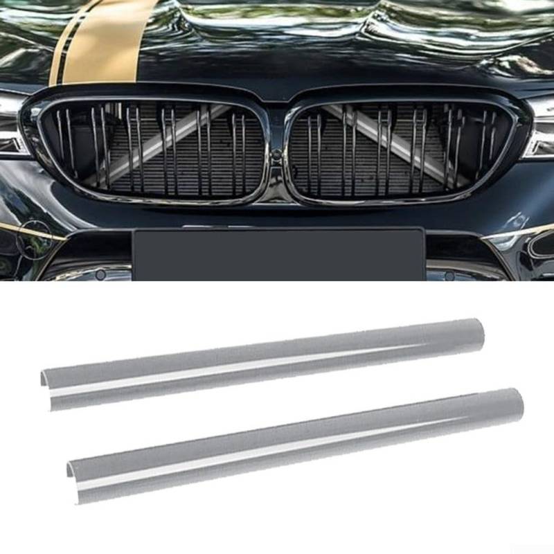 Anpassbare Frontgrill-Verkleidungsstreifen für BMW Serie E60 E65 E66, zuverlässige ABS-Materialverbesserungen (grau) von ReachMall