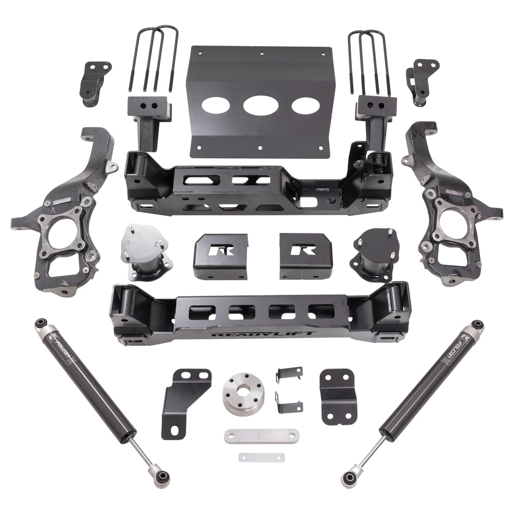 ReadyLIFT 44-21620 Hebe-Set mit Falcon 1.1 Einrohr-Stoßdämpfern für Ford F150 Allradantrieb, 15,2 cm von Readylift