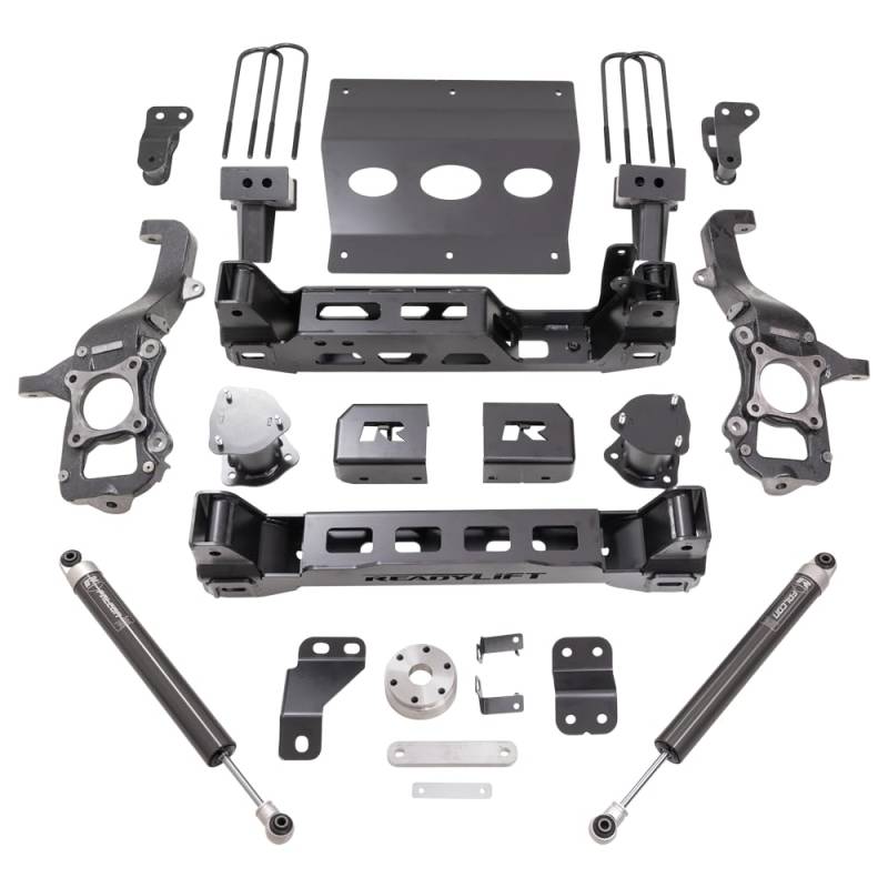 ReadyLIFT 44-21620 Hebe-Set mit Falcon 1.1 Einrohr-Stoßdämpfern für Ford F150 Allradantrieb, 15,2 cm von Readylift