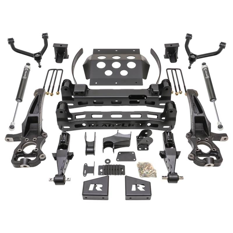 ReadyLIFT 44-39800 20,3 cm großes Hebe-Set mit oberen Querlenkern und hinterem Falcon 1.1 Einrohr-Stoßdämpfer für Chevrolet / GMC 1500 4WD von Readylift