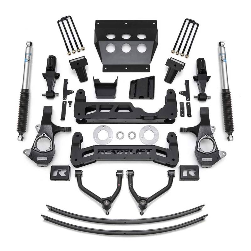 ReadyLift 44-3491 Big Lift Kit für Stahlguss, OE-Oberlenker mit Bilstein-Stoßdämpfern von Readylift