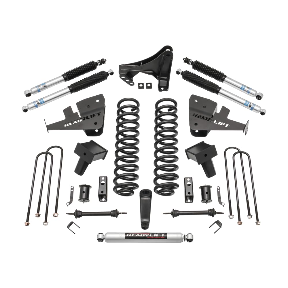 ReadyLift 49-2763 Hebe-Set mit Stoßdämpfern, 16,5 cm Lift w/Bilstein 5100 Shocks, 2-teiliges Hebe-Set mit Stoßdämpfern von Readylift