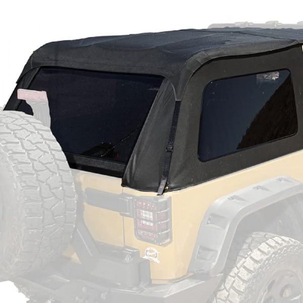 Rugged Ridge 13750.39 Bowless Soft Top, Black Diamond; 07-18 Jeep Wrangler JK, 2-Türer von Rugged Ridge