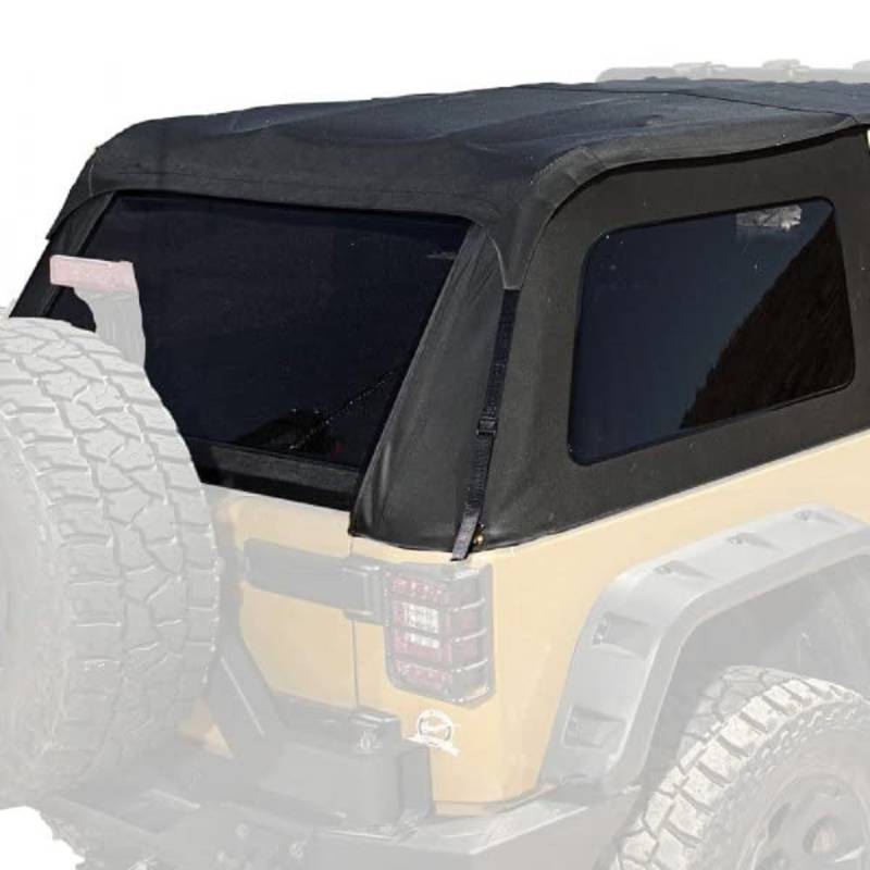 Rugged Ridge 13750.39 Bowless Soft Top, Black Diamond; 07-18 Jeep Wrangler JK, 2-Türer von RealTruck