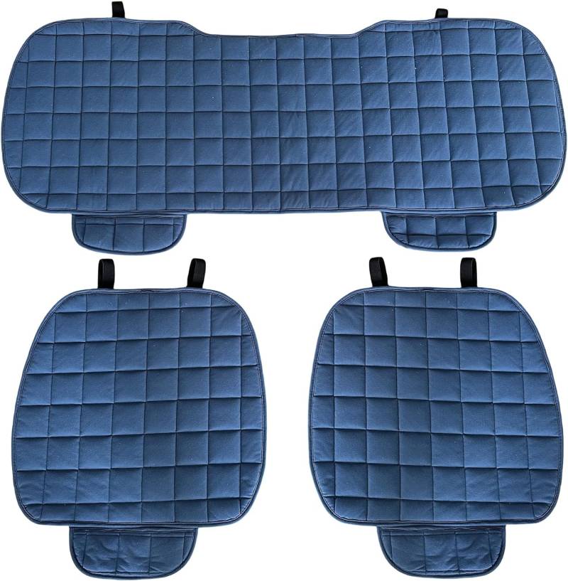 Rebeca Shop Autositzbezug 3 Stück Universal Auto | Sitzschutz 2 vorne und 1 hinten | Protector Comfort Automotive Innenkissen (Hellblau) von Rebeca Shop