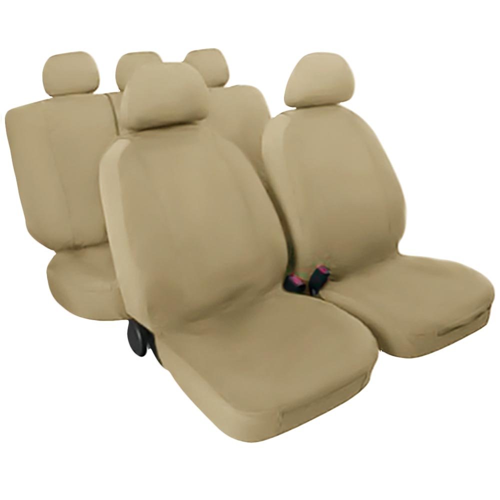 Universal-Sitzbezüge für PKW ohne Seitenairbag und ohne Armlehnen beige von Rebeca Shop