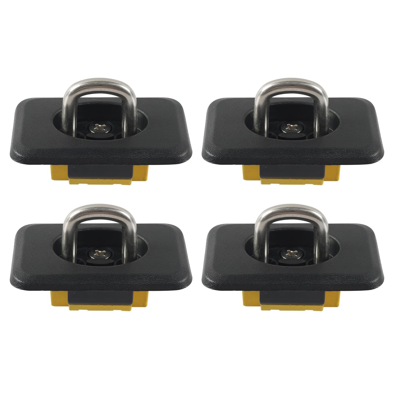 4pcs Einziehbare Ringe Binden Downs Set Stabile Frachtkrawatten Verankerungen Mit Versenkbaren Ringen Einfache Installationen Für LKW Betten von Rebellious