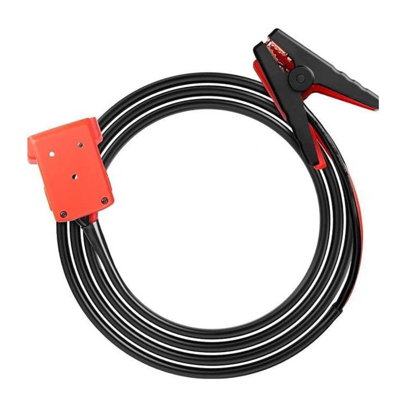 Rebellious Pulloverkabelklemmen Für 18 V Batterie Jumper Starter Automotive Kabel 8AWG Kabel Elektrowerkzeugleitung von Rebellious