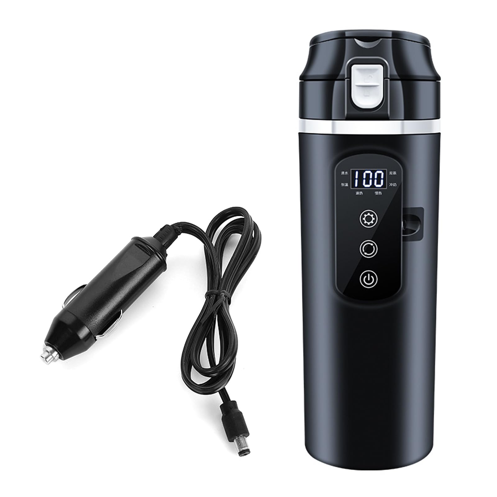 Temperaturkontrolle Becher Reise Heizbecher Elektrische Heizung Für Kaffee Auto 12 V 24 V Beheizte Tassen 17oz von Rebellious