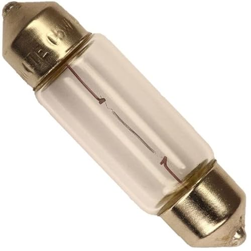 1x Soffitte 42mm 10W 12V High Tech Ersatz Halogen Lampe für Innenbeleuchtung - Kofferraum Handschuhfach Kennzeichen Tür Fußraum Leselampen E-Prüfzeichen von Recambo