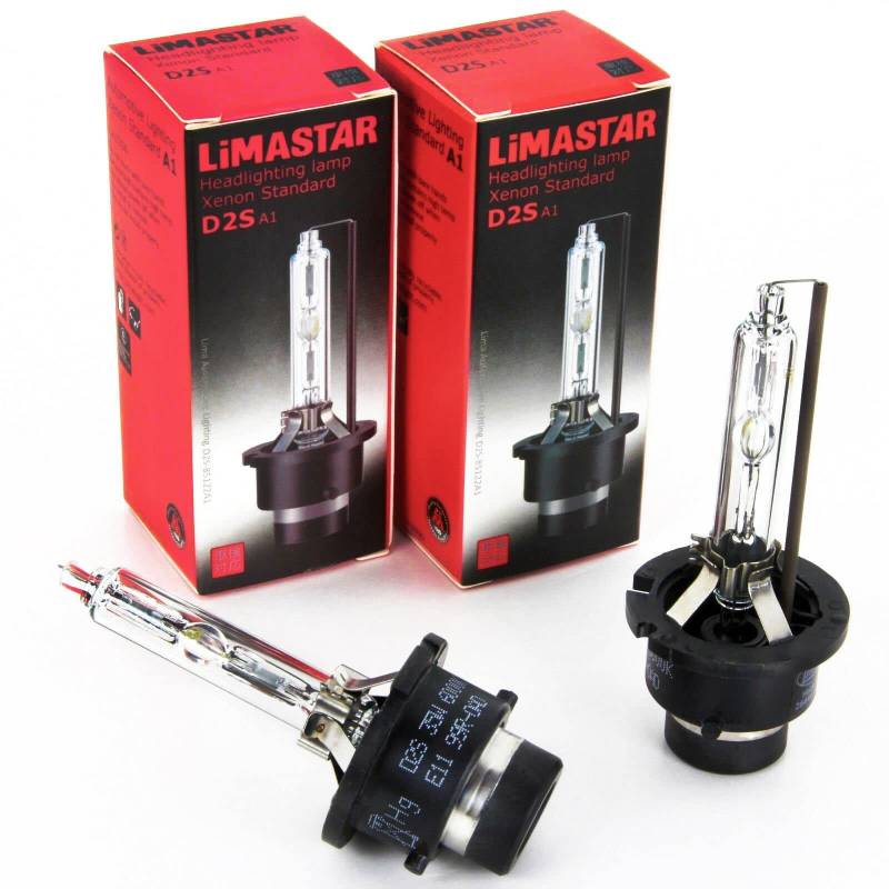 2X Xenon D2S Scheinwerferlampe Birne kompatibel für Audi Seat Skoda VW 35W 85V Abblendlicht Fernlicht Glühlampen | E - Prüfzeichen | Sockel P32d-2 - Xenon Weiß von Recambo