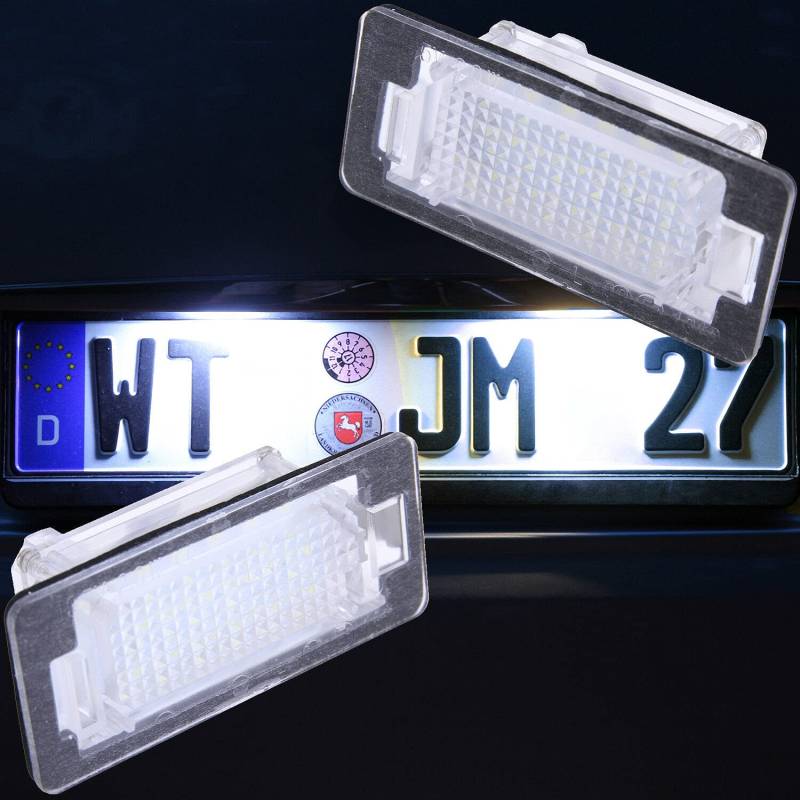 LED Kennzeichenbeleuchtung von Recambo passend für BMW 5er F10, F11 | X1 E84, F48 von Recambo