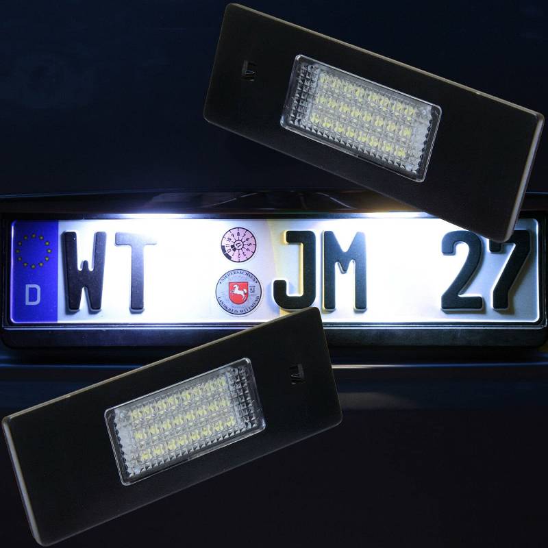 LED Kennzeichenbeleuchtung von Recambo passend für BMW Z4 E85, E86, E89 + X2 F39, X4 G02 von Recambo