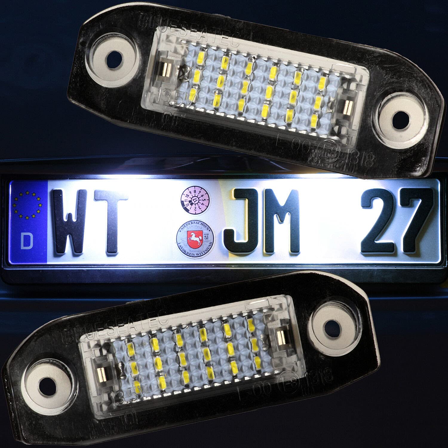 LED Kennzeichenbeleuchtung von Recambo passend für VOLVO V70 | XC60 | XC70 | XC 90 | von Recambo