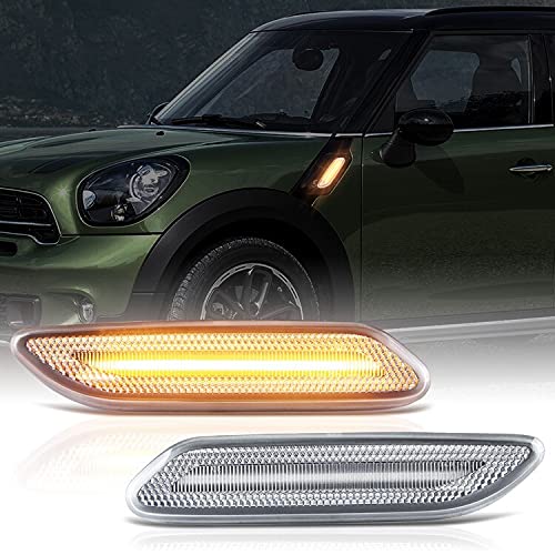 LED SEITENBLINKER passend für BMW Mini Countryman R60 | Paceman R61 | KLARGLAS von Recambo