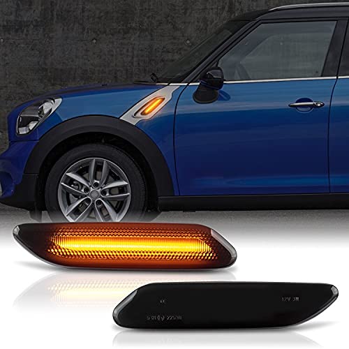 LED SEITENBLINKER passend für BMW Mini Countryman R60 | Paceman R61 | SCHWARZ von Recambo