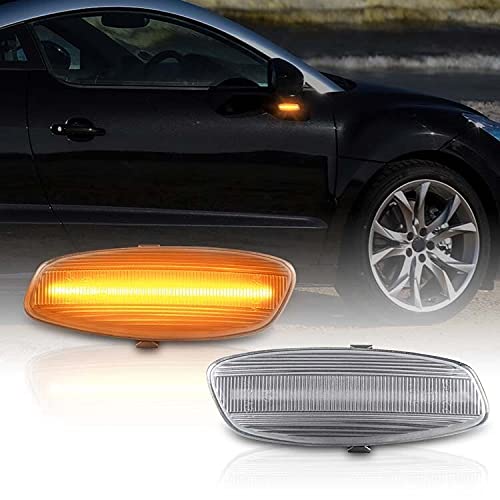 LED SEITENBLINKER passend für Peugeot 207, 308 I, 408, 3008, 5008, RCZ | KLARGLAS von Recambo