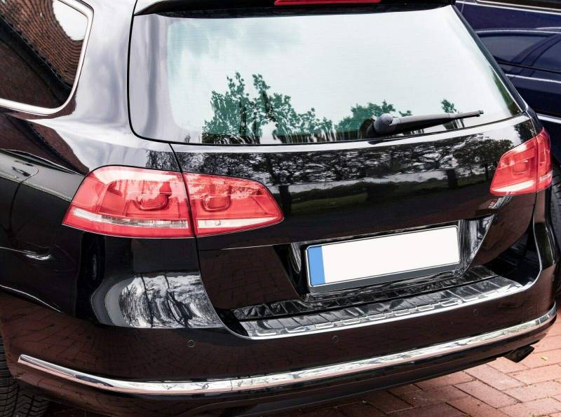 Ladekantenschutz Edelstahl CHROM kompatibel für VW PASSAT B7 KOMBI & ALLTRACK | 2010-2014 | premium Qualität von RECAMBO von Recambo