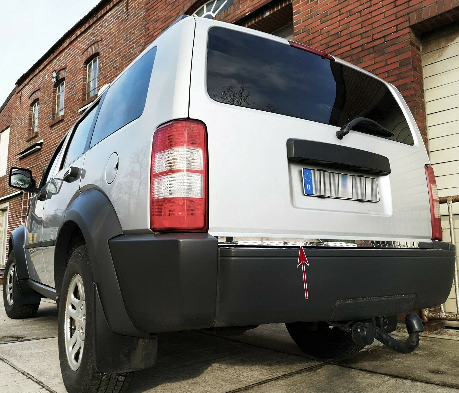 Recambo EDELSTAHL CHROM KOFFERRAUMLEISTE UNTEN passend für DODGE NITRO | HECKLEISTE, ZIERLEISTE von Recambo