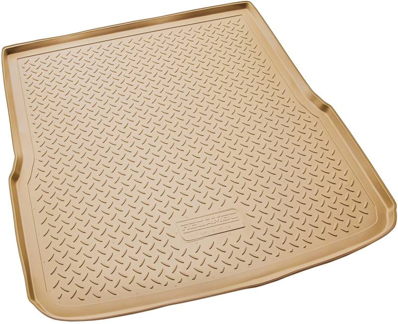 Recambo Gummi Kofferraumwanne Premium passend für Audi A6 C6 Avant & Allroad | BJ 2005-2011 | passgenau mit Rand | Beige von Recambo