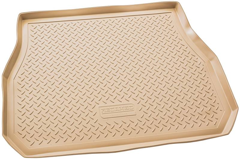 Recambo Gummi Kofferraumwanne Premium passend für BMW X5 | Typ E53 | BJ 1999-2006 | passgenau mit Rand | Beige von Recambo