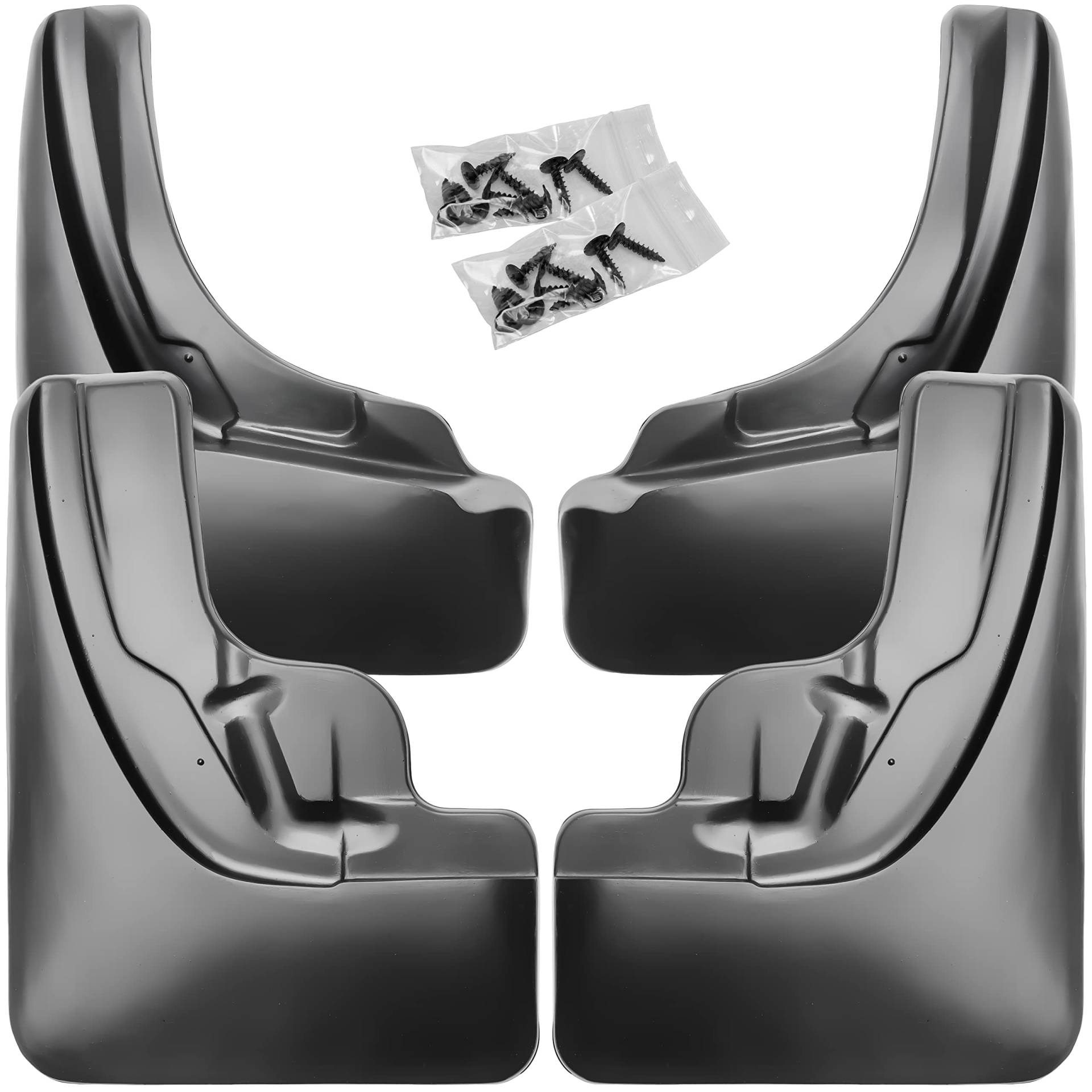 Recambo Schmutzfänger Set vorne + hinten kompatibel für Land Rover Discovery Sport | L550 | 2014-2019 von Recambo