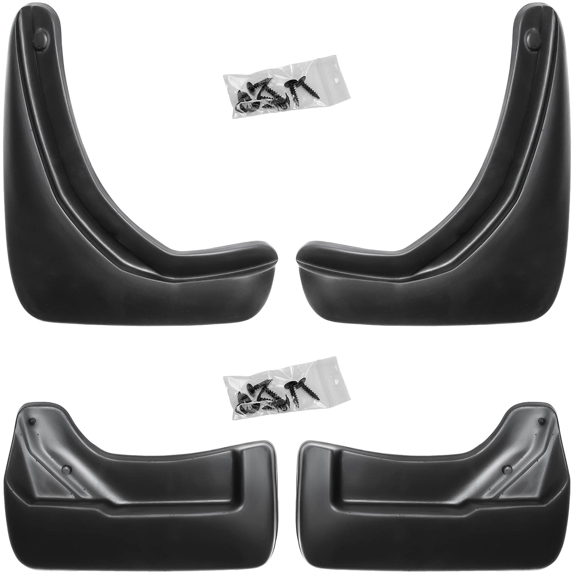 Recambo Schmutzfänger Set vorne + hinten kompatibel für Mercedes GLK | X204 | BJ 2008-2015 | passgenau von Recambo