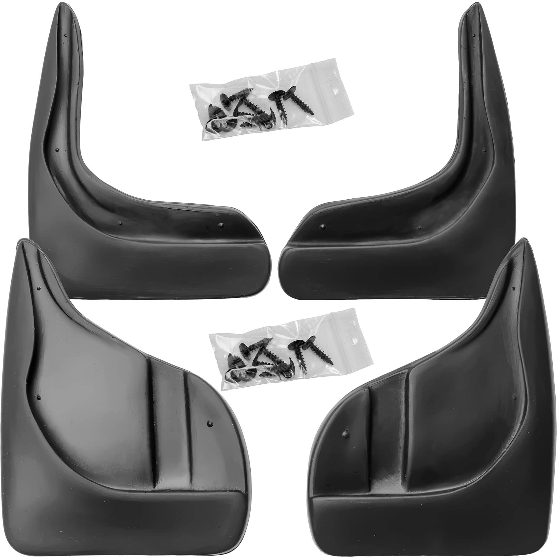 Recambo Schmutzfänger Set vorne + hinten kompatibel für Peugeot 308 I | BJ 2009-2015 | passgenau von Recambo