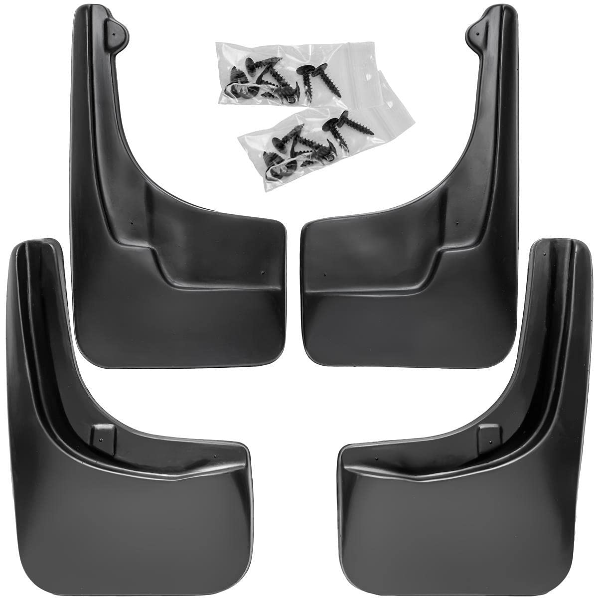 Recambo Schmutzfänger Set vorne + hinten kompatibel für VW Tiguan 5N | 2007-2016 | bruchfest passgenau von Recambo