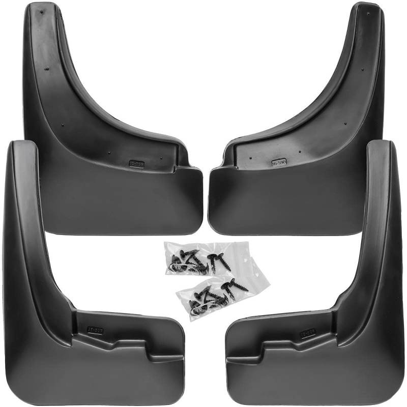 Recambo Schmutzfänger Set vorne + hinten kompatibel für VW Touareg II, nur R-LINE | Typ 7P | 2010-2018 von Recambo