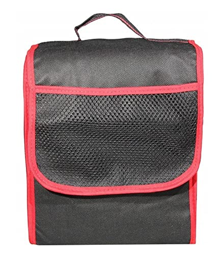 Recambo praktische Kofferraum Tasche Werkzeugtasche ROT SCHWARZ mit Klett 26x14,5x33cm von Recambo