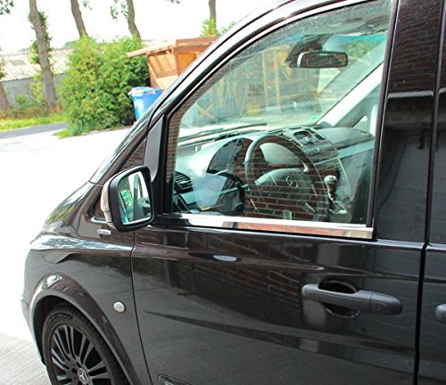 phil trade Mercedes W639 Vito Viano 2003-2014 Chrom Fensterleisten Zierleisten Edelstahl von Recambo