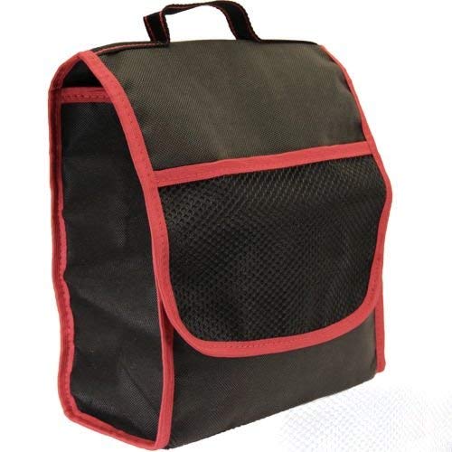 praktische Kofferraum Tasche Werkzeugtasche ROT SCHWARZ mit Klett 26x14,5x33cm von Recambo