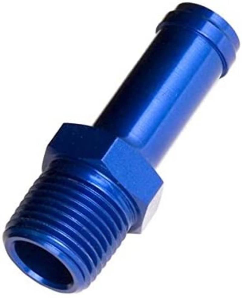 Red Horse Performance 840-06-06-1 3/8 Schlauch auf 3/8 NPT Ml - gerade - blau von Red Horse Performance