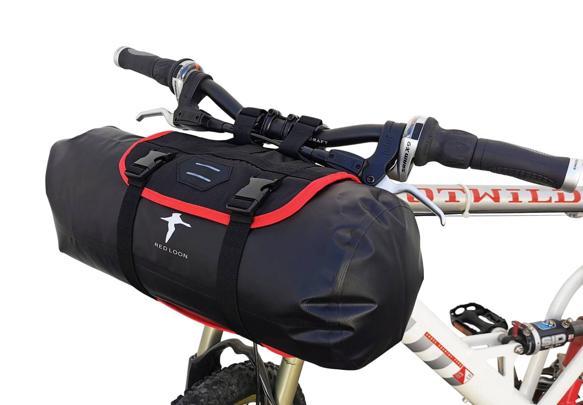 Red Loon Lenkertasche für Fahrrad wasserdicht - Gepäckträger Tasche - Vorderradtasche Fahrrad - Fahrradtaschen für Gepäckträger wasserdicht - Backloader - Packtasche Fahrrad - 10 Liter - Dry Bag von Red Loon