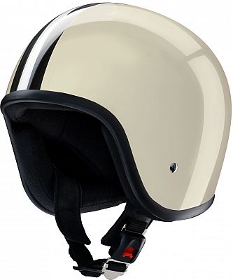 Redbike RB-680/RB-681, Jethelm - Beige/Schwarz/Weiß - M von Redbike