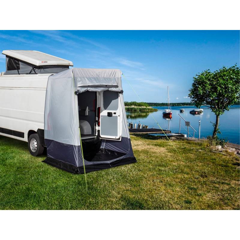 Reimo Tent Technology Heckzelt DUCATISSIMO Premium passend für Ducato und baugleiche, inkl. Boden, Grau von Reimo Tent Technology