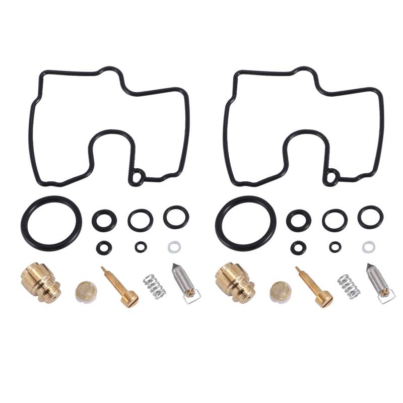 Reinscer 2 Set Motorrad Vergaser Reparatur Satz Sitz Dichtung für SV650/S/SU/U 1999-2002 SV 650 von Reinscer