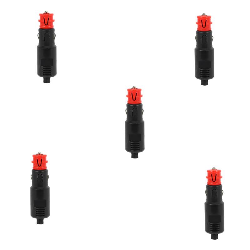 Reinscer 5X 12V ZigarettenanzüNder Stromanschluss Stecker Adapter von Reinscer