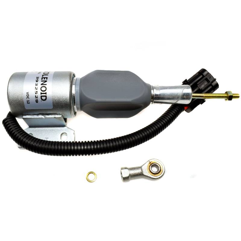 Kraftstoff Abschaltung Magnetspule 3932529 Neu für Cummins 3935431 SA475612 J932529 3930658 von Rejog4 Auto