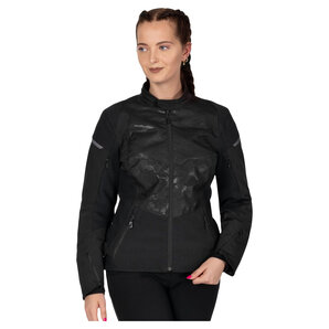 Rekurv E-21.02 Damen Textiljacke Schwarz Camouflage von Rekurv