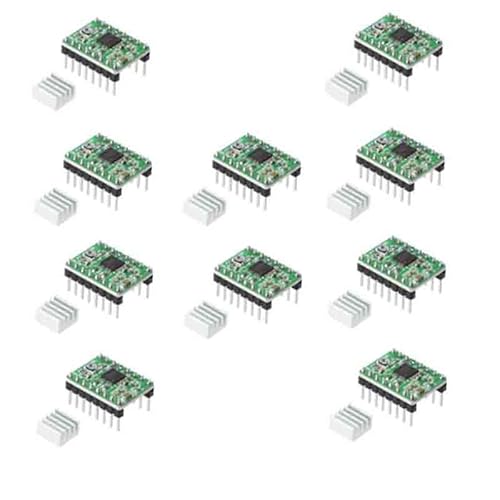 10PCS A4988 stepper motor driver module von Reland Sun