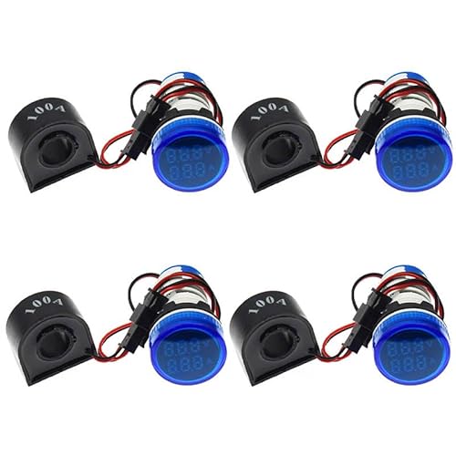 4Pcs AD16-22VAM Digital Mini 50-500V 0-100A board (Blue) von Reland Sun