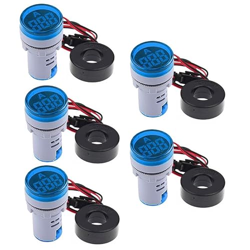 5Pcs AD16-22AM 22mm Digital Mini AC 0-100A board (Blue) von Reland Sun